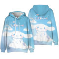 Miniatyrbild 1 av 2: My Melody Cinnamoroll Girls Långärmad Söt Pullover Hooded Sweatshirt Hoodies 150cm