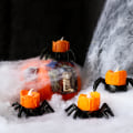 Pikkukuva 2 / 5: Halloween-teekynttilänjalat juhlakoristeluun ja kodin sisustukseen 12PCS