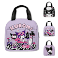 Miniatyrbild 4 av 5: Kuromi lunchväska för barn, pojkar och flickor, bärbar, isolerad lunchväska för skola och picknick #2
