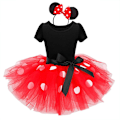 Pikkukuva 1 / 3: Lasten vauvan tyttö Minnie Mouse -asu mekko hääjuhlaan karnevaaliin Red 80cm