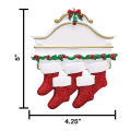 Miniatyrbilde 2 av 3: Julestrømper Juletre Hengende Dekor Hjemmefest DIY Gave 2pcs