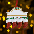 Miniatyrbilde 1 av 3: Julestrømper Juletre Hengende Dekor Hjemmefest DIY Gave 4pcs