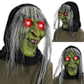 Pikkukuva 2 / 5: Noidan naamio Halloween-naamio Pelottava lateksipäähine juhliin