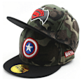 Miniatyrbild 2 av 5: Småbarn Pojkar Camo Baseballkepsar Pojke Flickor Hip Hop Captain America