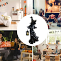 Pikkukuva 5 / 5: Aave lyhtyineen Noita-aavelamppu Halloween-koristelu rekvisiitta black