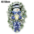 Miniatyrbild 2 av 2: Jul Fönster Snöflinga Dekaler Dekor Jul Stick On Tomten Ren Väggdekaler 45*60cm