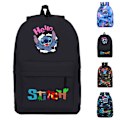 Miniatyrbilde 5 av 5: Stich-ryggsekk for barn, skole- og gymbag, skolesekk for gutter og jenter, reiseveske C 45x31x12cm