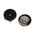 Miniatyrbild 5 av 5: 10 st B103 16x2mm 10k Ohm Double Dial Taper Volym Wheel Duplex Potentiometer
