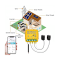 Miniatyrbild 3 av 5: Tuya Wifi Power Meter Monitor 2-kanals energiströmsmonitor i realtid Automationsmeddelanden Smart L yellow