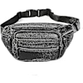 Miniatyrbild 1 av 5: Läder Fanny Pack För Dam & Herr, Äkta Midjeväska För Vandring Resor Löpning - Svart qd best