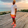 Miniatyrbild 4 av 5: Eric Emanuel Camo Tryckta Shorts Herr Dam Mesh Shorts Gym Sport Träning Basketboll Sommar Snabb- qd MCEEK
