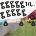 Miniatyrbild 2 av 5: Utomhustält presenning Fästspänne Spårlöst och lättanvänt Tältfäste för campingtält Markiser Husvagnar qd best Shade Net Clip 10pcs