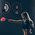 Miniatyrbild 2 av 4: Boxningsreflex träningsbollar, speed fitness med justerbart pannband qd best