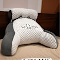 Miniatyrbild 1 av 5: Läskudde för säng Ryggstöd Svankstöd Arm Sittdyna Liggunderlag Grey B