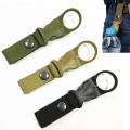 Miniatyrbild 2 av 4: 4st hängande flaska Spänne Clip Karbinhake Pp Fastande nyckelkrok Molle Webbing rem för utomhus bergsklättring aktiviteter qd best Khaki
