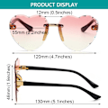Miniatyrbild 6 av 6: Nya hjärtlösa solglasögon Oceanlinser UV 400 skydd Söta barn/vuxna solglasögon utomhusresor glasögon för flickor pojkar qd Glasses Chain
