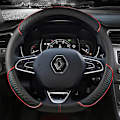 Miniatyrbild 1 av 5: Cover Läder för Renault Scenic Clio Laguna 2 3 4 5 Kangoo Fluence Megane Trafic Talisman Twingo Kaptur D shape red
