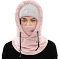 Miniatyrbild 2 av 6: Vinterhatt Fleecehuva Balaclava Vindtät Termisk Halsduk Ansiktsöverdrag 3-i-1 för Utomhus Skidåkning Cykling qd 6