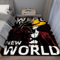 Miniatyrbild 1 av 5: Anime ONE PIECE Monkey D. Luffy 3D Print Mattor Barn Sovrum Golvmattor Område Mattor Anti-sladd Hem Vardagsrum Halkfritt 40X60cm