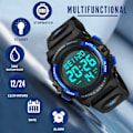Miniatyrbild 2 av 5: Watch, Watch för 6-15 år gamla pojkar, Digital Sport qd bäst