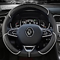 Miniatyrbild 1 av 5: Cover Läder för Renault Scenic Clio Laguna 2 3 4 5 Kangoo Fluence Megane Trafic Talisman Twingo Kaptur D shape white