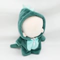 Miniatyrbild 2 av 3: 10 cm plysch docka kläder jul rådjur Dinosaur Shark Onesies Green