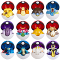 Miniatyrbild 3 av 5: Mewtwo Toy Set Pikachu Charmander Lunala Scroll Action Figure Barnleksaker qd best Charizard + Poke Ball