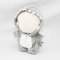 Miniatyrbild 2 av 3: 10 cm plysch docka kläder jul rådjur Dinosaur Shark Onesies Grey