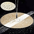 Miniatyrbild 3 av 5: Trä Ouija-tavla polerad gradfri spådom Metafysisk anslagstavla för hem Qinhai qd best S