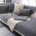 Miniatyrbild 1 av 5: Halkfri Vintage Soffa Skyddssoffa Skyddsfilt Dark Grey 70x180cm