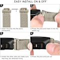 Miniatyrbild 3 av 5: Metallband för Fitbit Inspire 2 & Fitbit Inspire HR & Inspire & qd