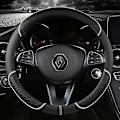 Miniatyrbild 1 av 4: Cover Läder för Renault Scenic Clio Laguna 2 3 4 5 Kangoo Fluence Megane Trafic Talisman Twingo Kaptur O shape white