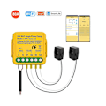 Miniatyrbild 2 av 5: Tuya Wifi Power Meter Monitor 2-kanals energiströmsmonitor i realtid Automationsmeddelanden Smart L yellow