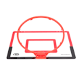 Miniatyrbillede 3 af 5: Mini basketballkurv sæt hulfri montering studsdesign rød sort indendørs forælder barn interaktion basketball legetøj
