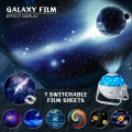 Miniatyrbilde 3 av 5: Galaxy Projektor - Stjerneprojektor - 360 graders automatisk rotasjon - tidsbestemt