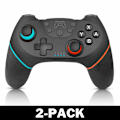 Miniatyrbild 1 av 4: Trådlös Handkontroll Nintendo Switch Kontroll Svart 2-Pack