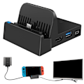 Miniatyrbillede 1 af 5: Dockningsstation til Switch Charging Dock 4K HDMI TV-adapter 48*36*21mm
