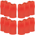 Pikkukuva 1 / 7: Jalkapalloharjoitusliivi, jalkapalloharjoitusvarusteet lapsille ja aikuisille red12 red12 XL