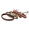Miniatyrbillede 4 af 5: Armbåndssæt - 4 dele Sort Original Black