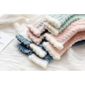 Miniatyrbild 5 av 5: 7-pack Fuzzy Plush Sockor för Kvinnor och Flickor - Vinter, Fluffiga, Casual