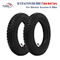 Pikkukuva 2 / 7: 12 tuuman renkaat 12 1/2 x 2 1/4 ( 62-203 ) Sopii moniin sähköisiin skoottereihin ja sähköpyöriin 12 1/2X2 1/4 Renkaat Inner Tube