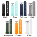 Miniatyrbilde 2 av 10: Klokkerem for Garmin Vivoactive 3 / Vivomove HR black+white