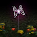 Miniatyrbillede 3 af 5: 3-pak sommerfugl, kolibri, guldsmed, solcellelamper med LED-solenergi til haven