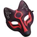 Miniatyrbilde 1 av 5: Fox Japansk Kabuki Kitsune Masker for Menn Kvinner Barn