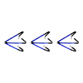 Miniatyrbillede 5 af 5: 1/2/3/5 justerbar LED-hestebrystkrave meget synlig Blue-FA3- Blue 3PCS