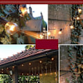 Pikkukuva 5 / 5: Ulkoseinävalosarja 25ft G40 Globe Patio Lights, vedenpitävä