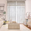 Miniatyrbillede 4 af 6: Hjemindretning Væghængende Kunst Macrame Gardin Døråbning Bryllup