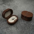 Miniatyrbilde 2 av 5: Rustik Bryllupsringboks Bryllupsdag Ringholder A5