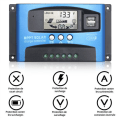 Miniatyrbilde 4 av 5: 12v/24v Smart Batteri MPPT Solcelle Regulator Lading