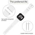 Pikkukuva 2 / 4: 3-PACK Mjuka Silikonband för Fitbit Versa 2 / Fitbit Versa / Fitbit Versa Lite Klassiska Justerbara Sportband för Kvinnor Män Små Stora (Utan Tra